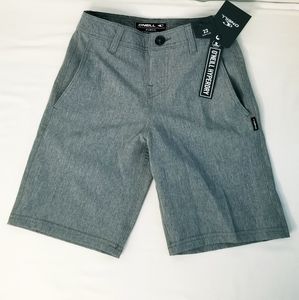 NWT O'NEILL Stretch Hybrid Shorts Reserve Heather Grey Boy's Size 22" Waist